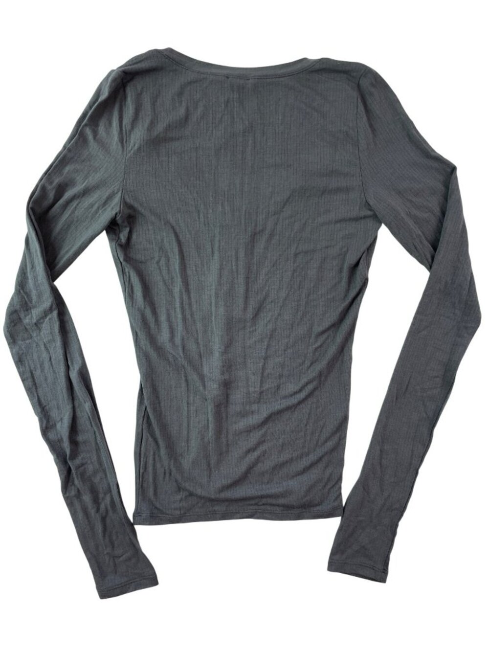 Garage Smooth Crewneck Burnt Ash Long Sleeve Top Modal Blend Wmn's Sz XS $35 NWT - Picture 3 of 6